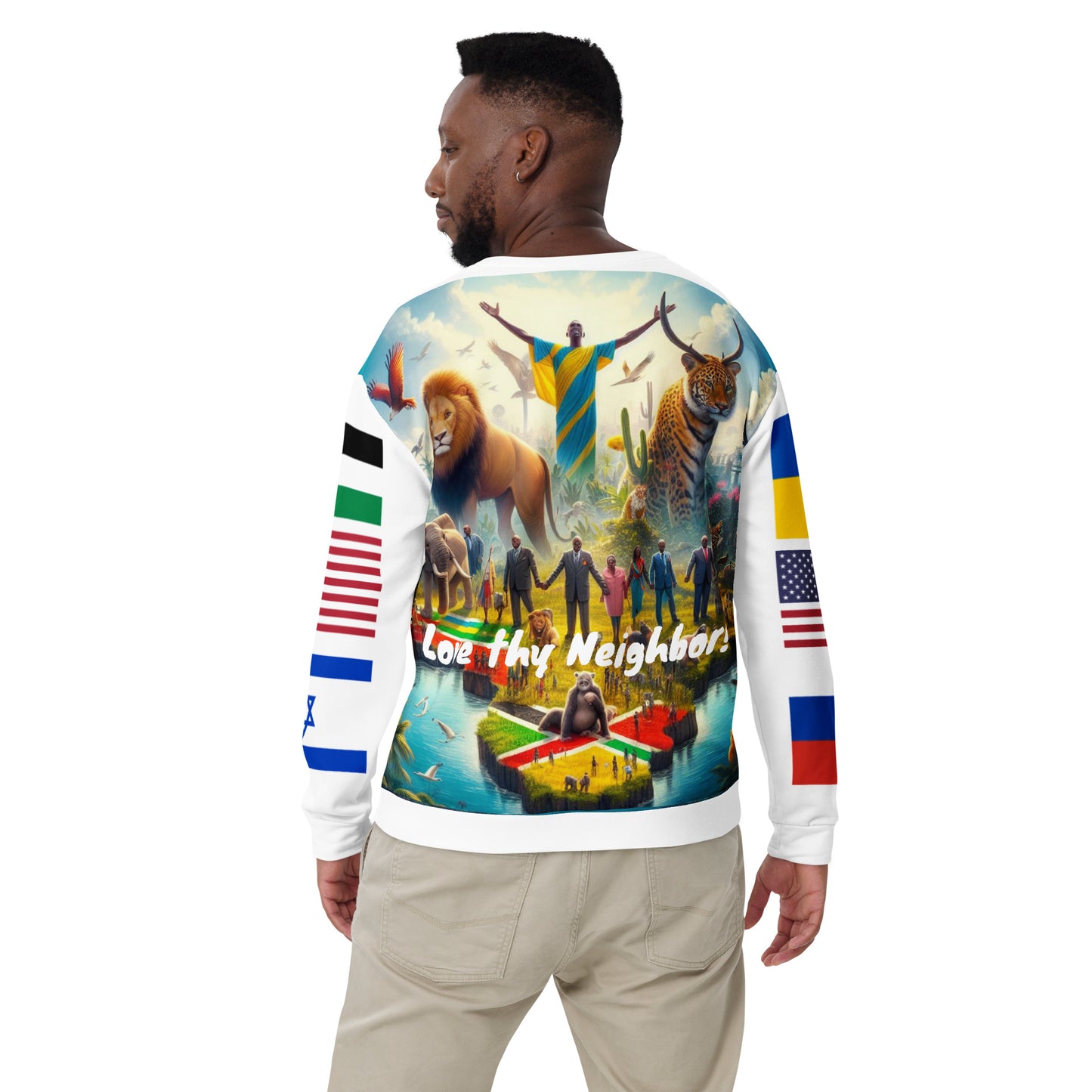 Rwanda, Burundi, the Democratic Republic of the Congo LTN Unisex Sweatshirt