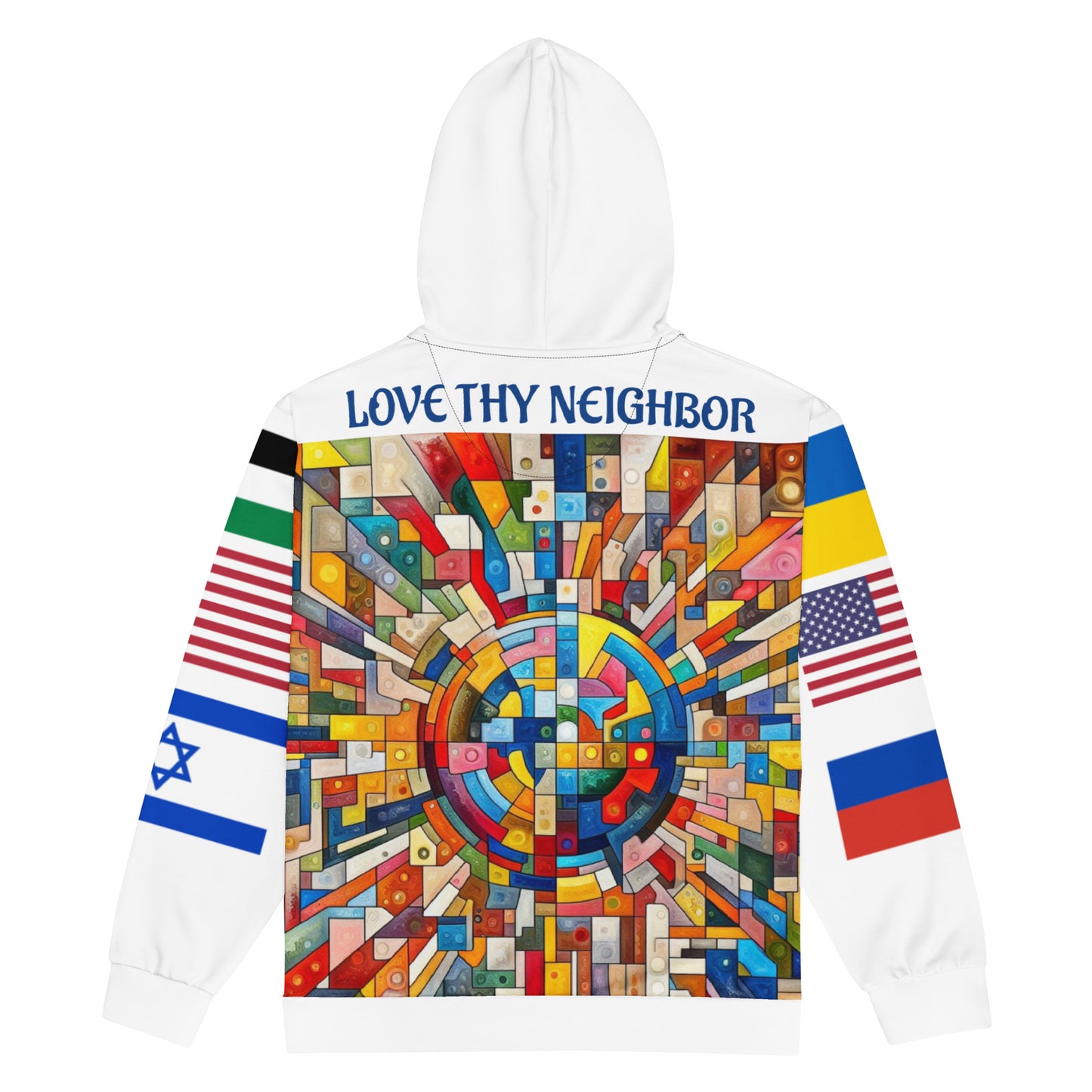 WORLD 2 LTN Unisex zip hoodie