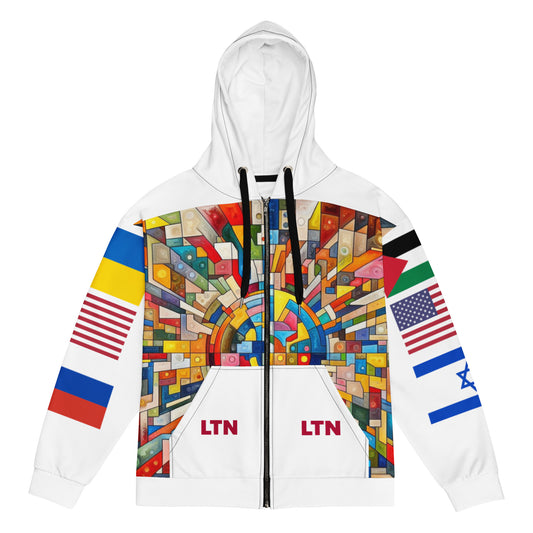 WORLD 2 LTN Unisex zip hoodie