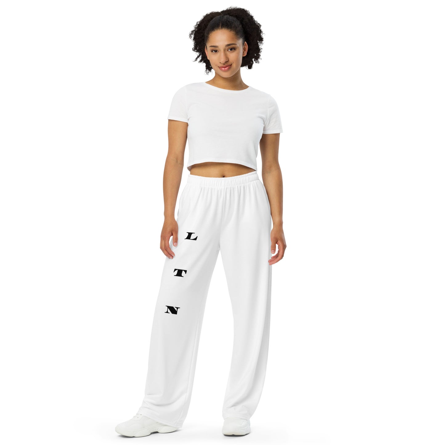 All-over print unisex wide-leg yoga pants